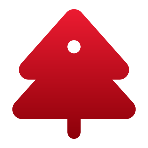 クリスマスツリー Generic gradient fill icon