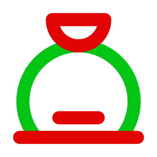 torba Świętego mikołaja Generic color outline ikona