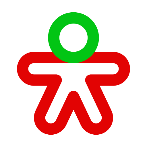 ジンジャーブレッドマン Generic color outline icon