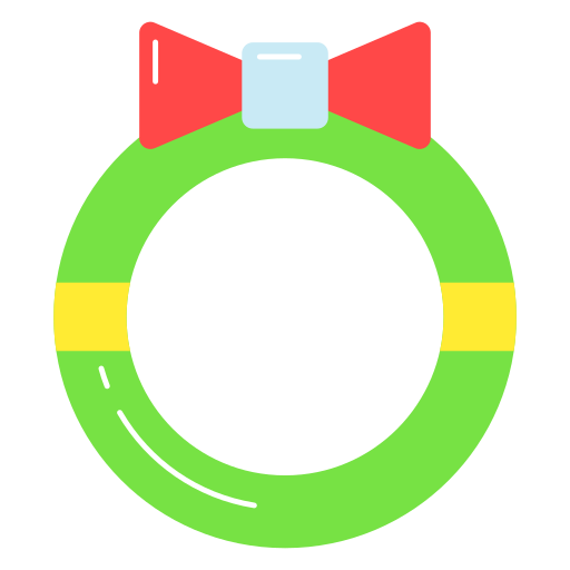 Christmas wreath Generic color fill icon