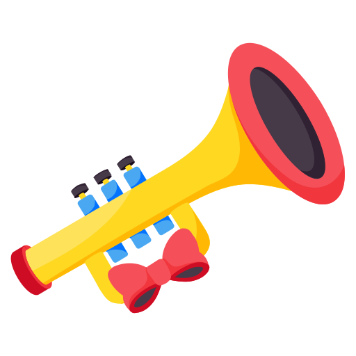 trompette Generic color fill Icône