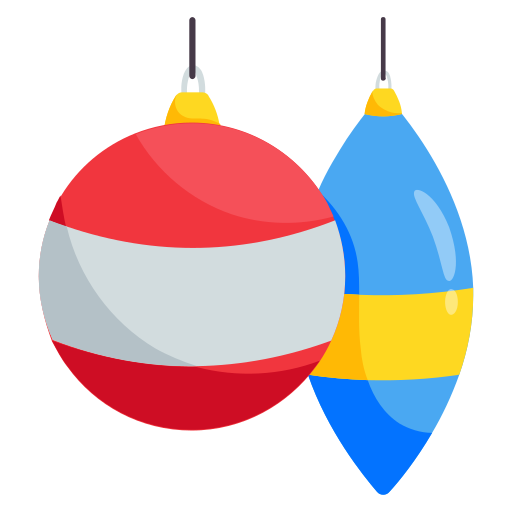 dekoracja świąteczna Generic color fill ikona