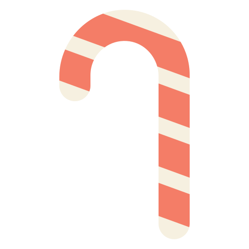 Candy cane Generic color fill icon