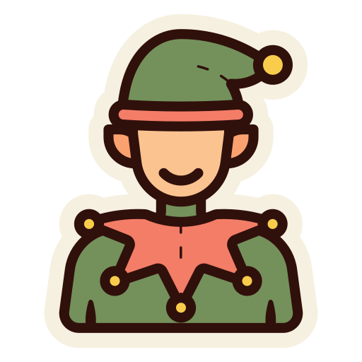 Christmas elf Generic color lineal-color icon