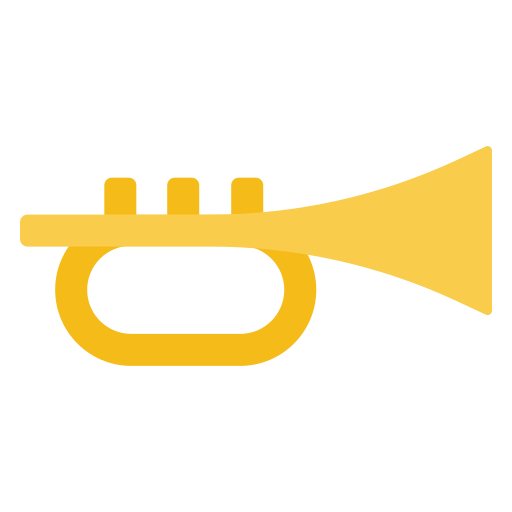 트럼펫 Generic color fill icon