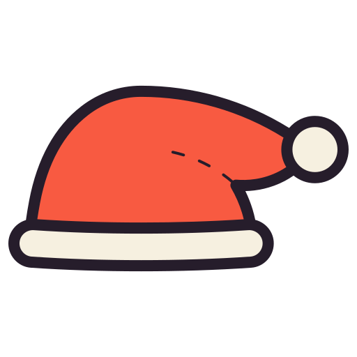 サンタの帽子 Generic color lineal-color icon