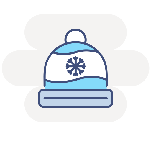 sombrero de invierno Generic color lineal-color icono