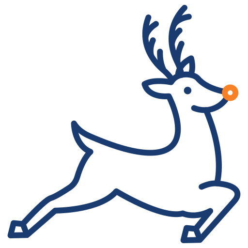 Северный олень Generic color outline иконка