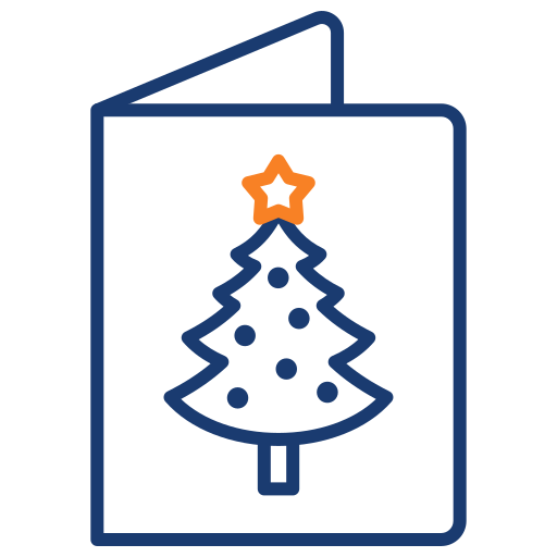 クリスマスカード Generic color outline icon