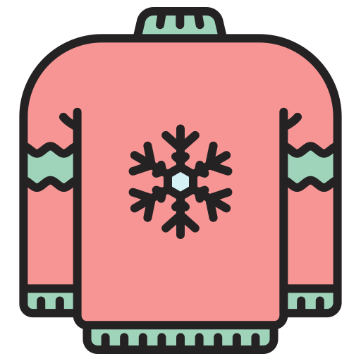 suéter navideño Generic color lineal-color icono
