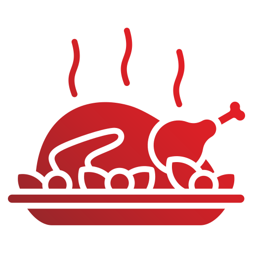 Roasted chicken Generic gradient fill icon