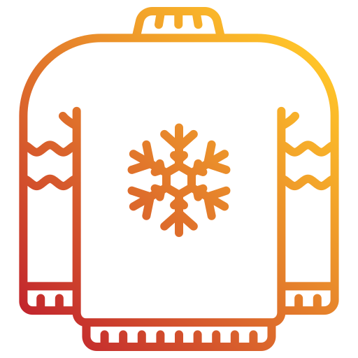 クリスマスセーター Generic gradient outline icon