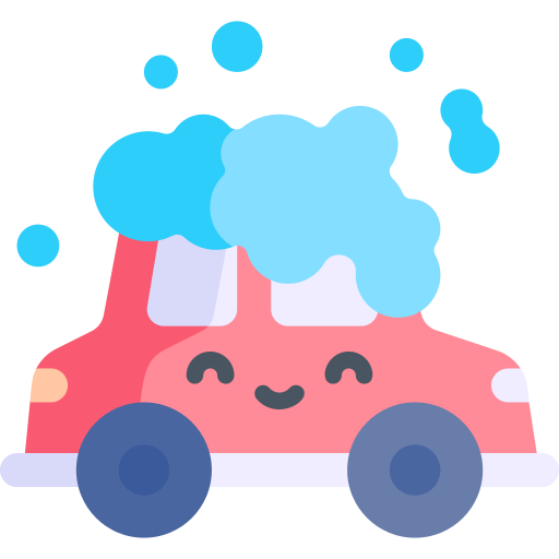 Car wash Kawaii Flat icon