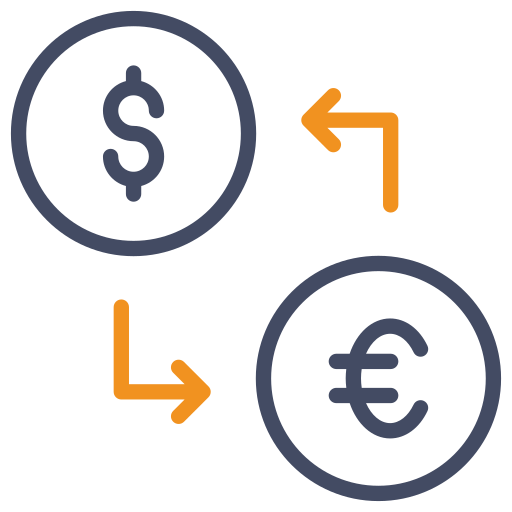 Currency exchange Generic color outline icon