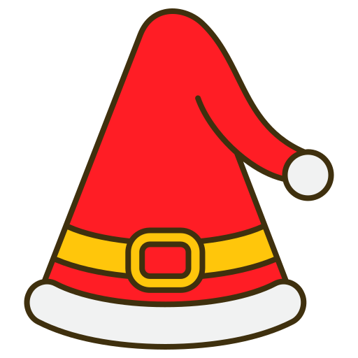 weihnachtsmütze Generic color lineal-color icon
