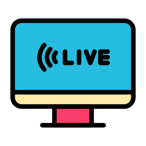 video streaming Generic color lineal-color icon