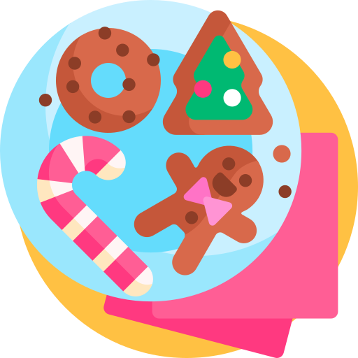 クリスマスクッキー Detailed Flat Circular Flat icon