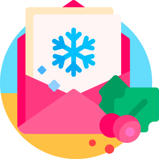 クリスマスメッセージ Detailed Flat Circular Flat icon