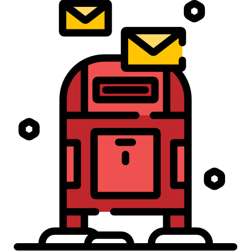 buzón de correo Special Lineal color icono