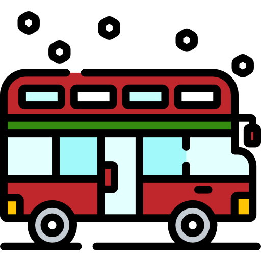 Ônibus de dois andares Special Lineal color Ícone