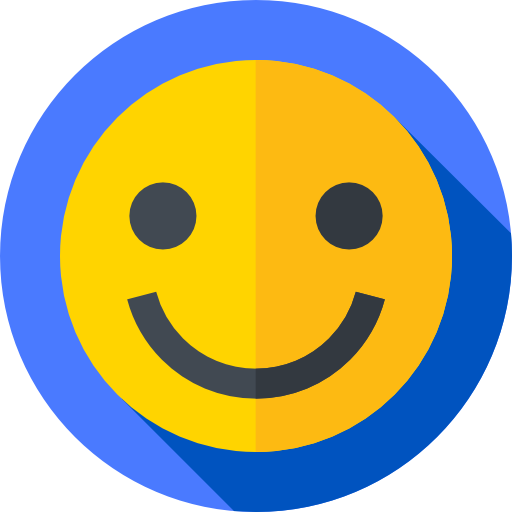 smiley Flat Circular Flat icon