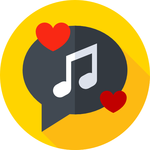 Music Flat Circular Flat icon