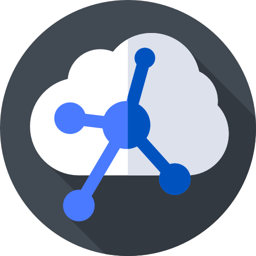 Network Flat Circular Flat icon