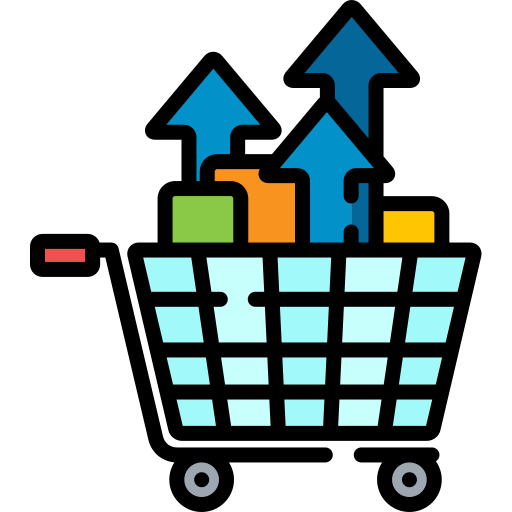 Shopping cart Special Lineal color icon