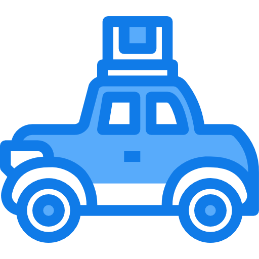 Car Justicon Blue icon