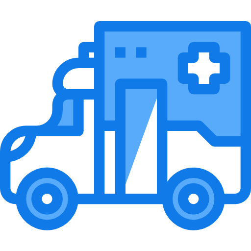Ambulance Justicon Blue icon