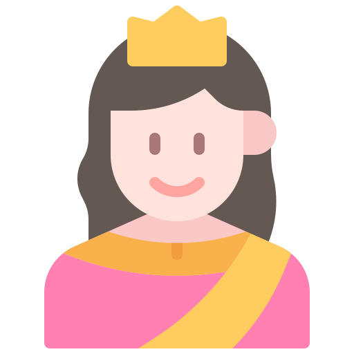 królowa Generic color fill ikona