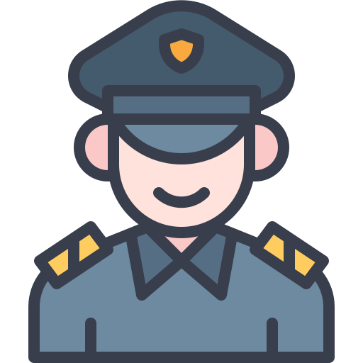 Полиция Generic color lineal-color иконка