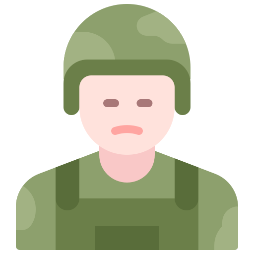 soldado Generic color fill icono