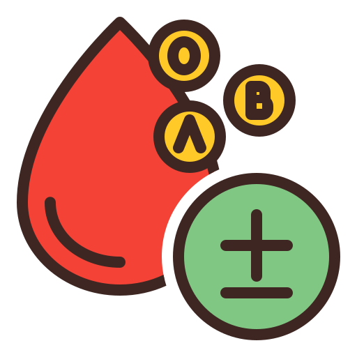 Blood type Generic color lineal-color icon