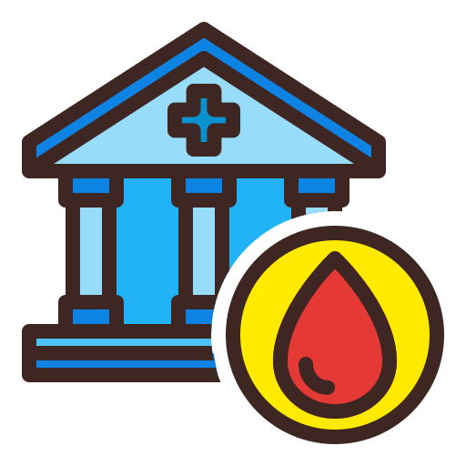 Blood bank Generic color lineal-color icon