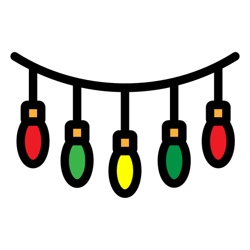 luz de navidad Generic color lineal-color icono
