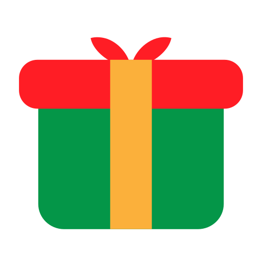 prezent świąteczny Generic color fill ikona