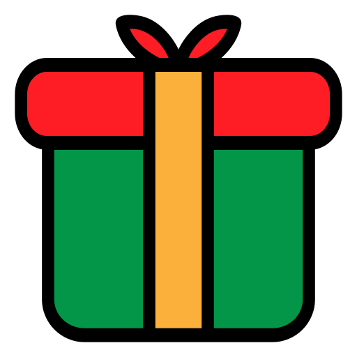 prezent świąteczny Generic color lineal-color ikona