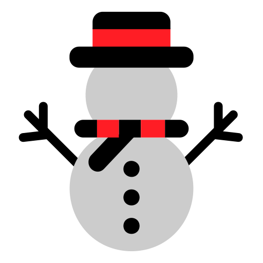 Snowman Generic color fill icon