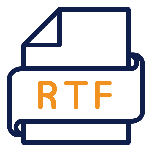 rtf Generic color outline Icône