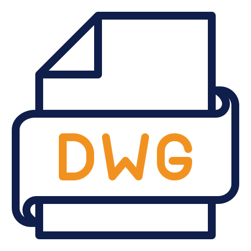 dwg Generic color outline icona