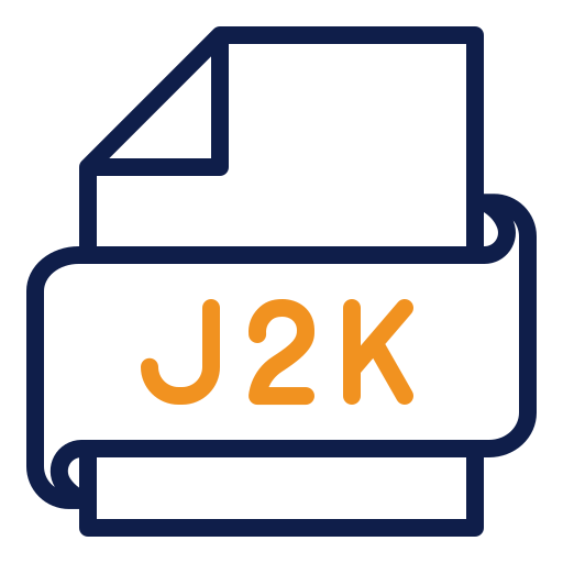 j2k Generic color outline Icône
