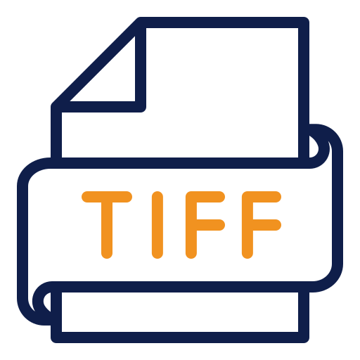 tiff Generic color outline icon