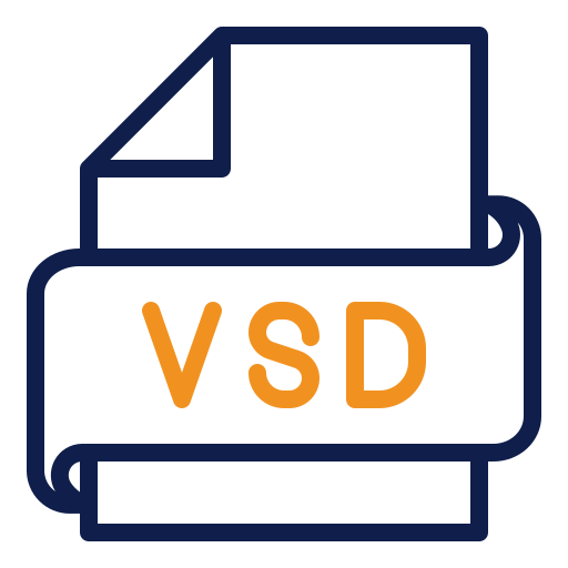 vsd Generic color outline icon