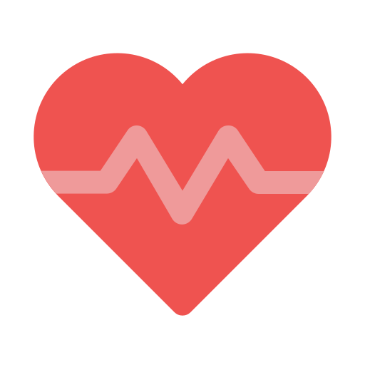 Heart rate Generic color fill icon