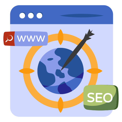 Seo target Generic color fill icon