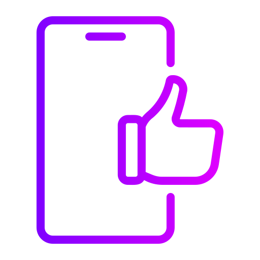 Smartphone Generic gradient outline icon