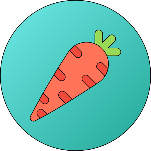 Морковь Generic gradient lineal-color иконка