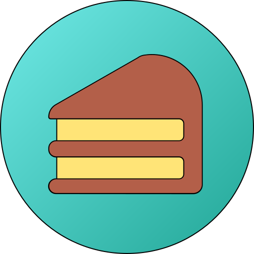 taart Generic gradient lineal-color icoon