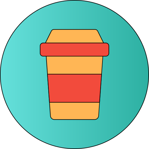 taza de café Generic gradient lineal-color icono